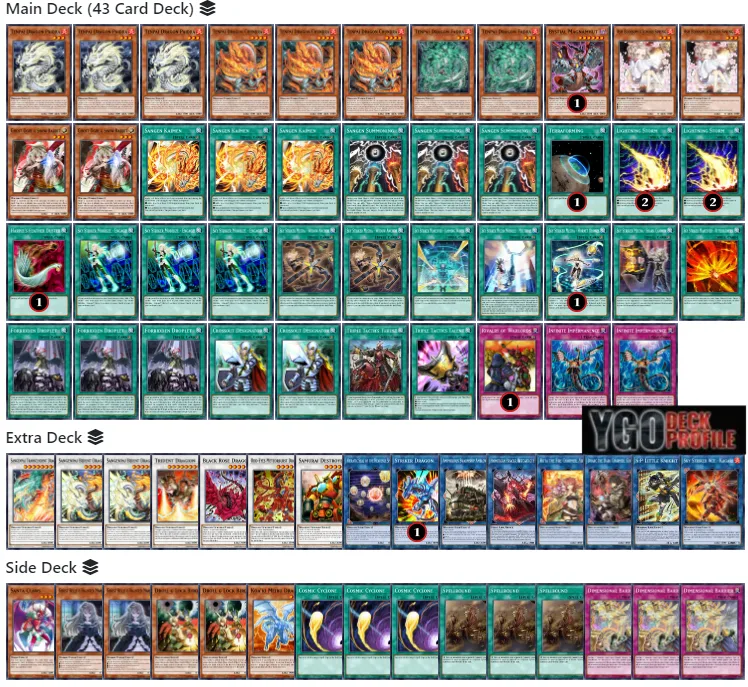 sky striker deck profile 2024