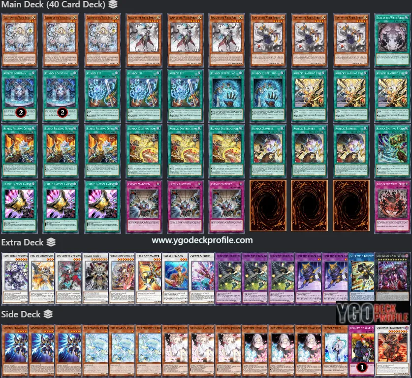 white forest yugioh deck