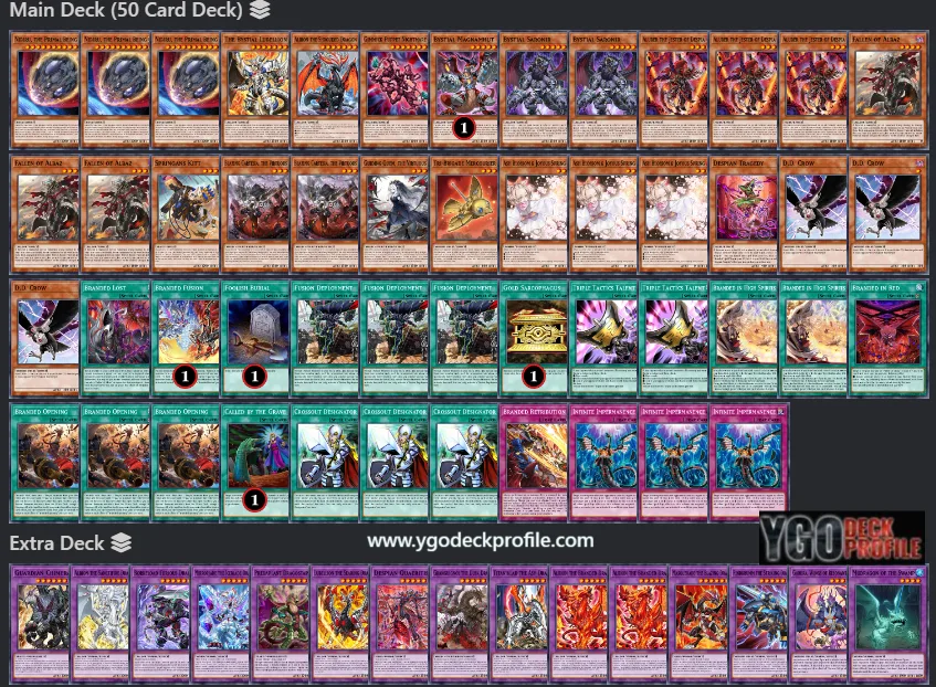 Branded Despia Deck TCG Post Banlist