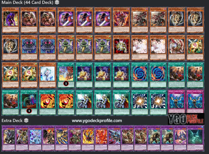 Chimera Branded Deck TCG 2024 Post Banlist