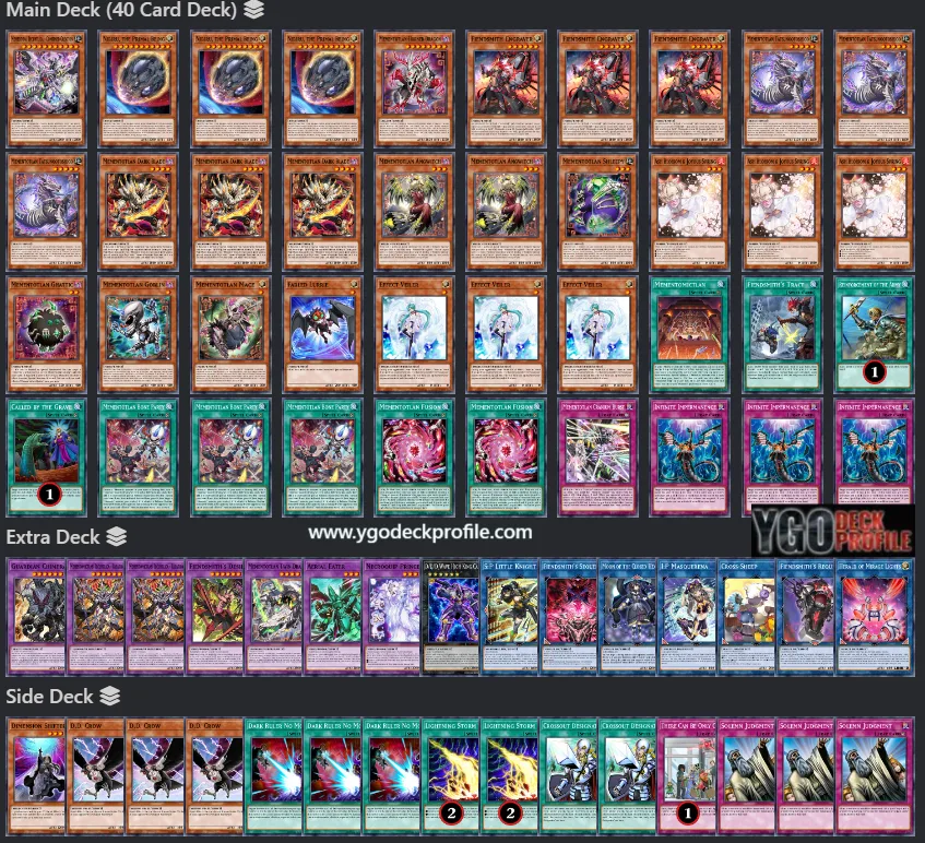 Memento Deck TCG 2024 Post Banlist