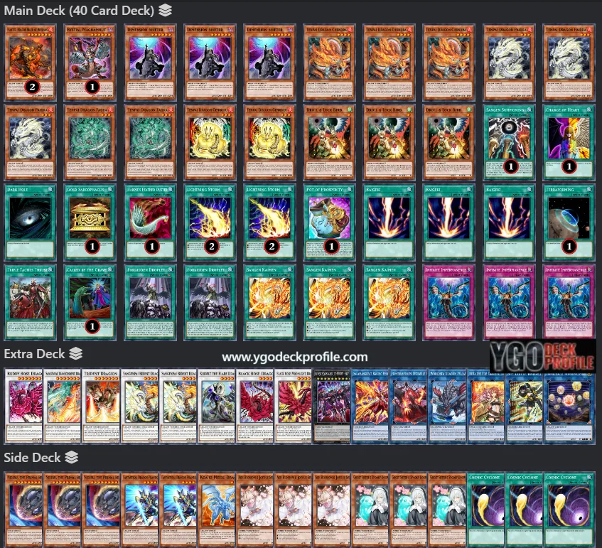 Tenpai Dragon Deck TCG Post Banlist