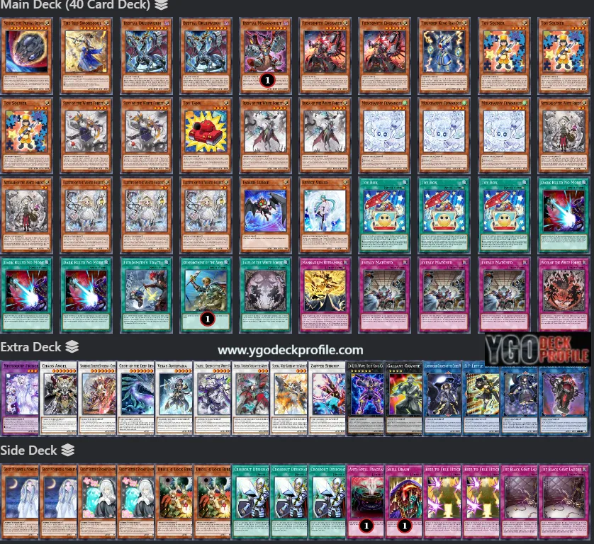 White Forest Deck TCG 2024 Post Banlist