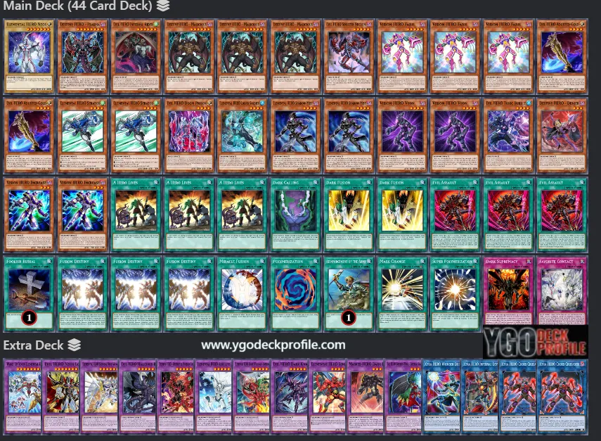 Yugioh Evil Hero Deck TCG 2024