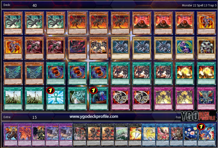 Yugioh Red Eyes Deck 2024 TCG Post Banlist