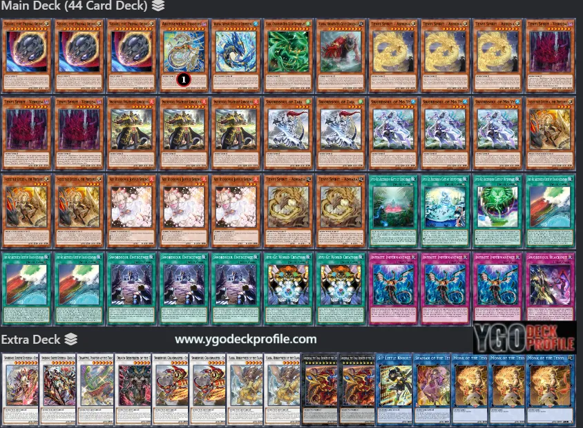 swordsoul tenyi deck 2024