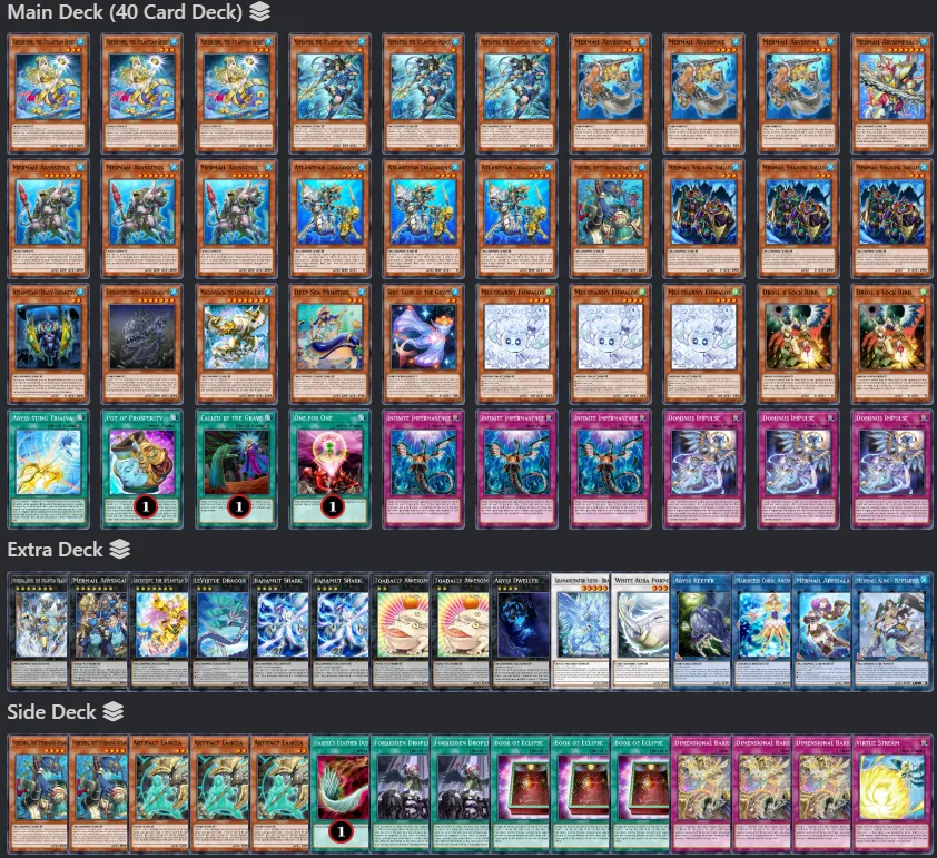 Mermail Deck TCG 2025