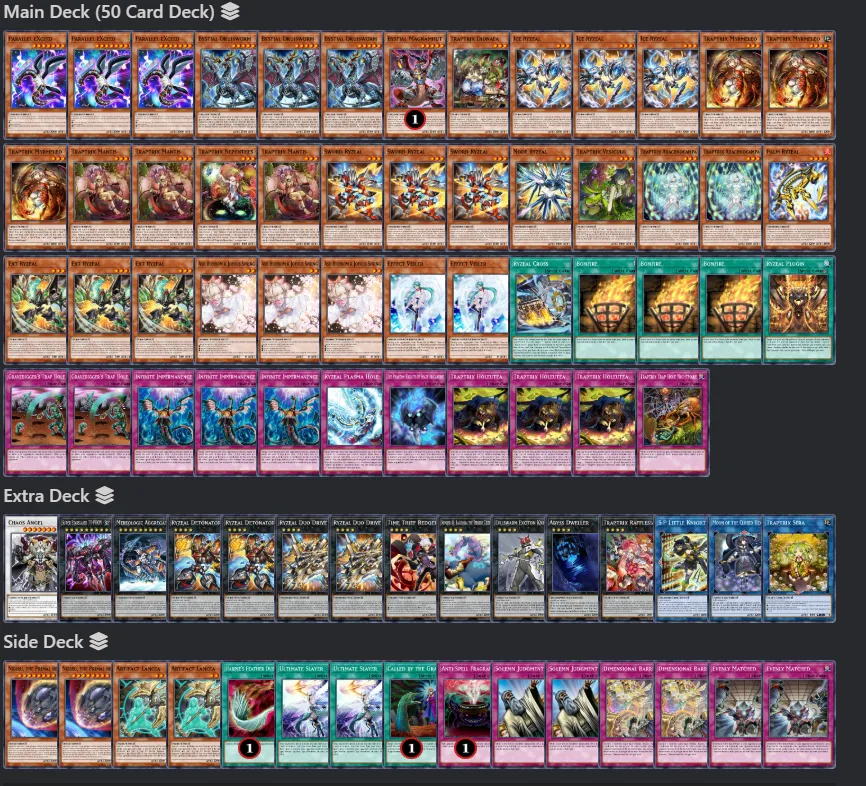 Traptrix deck 2025 tcg