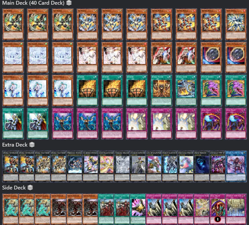 Ryzeal pure deck list