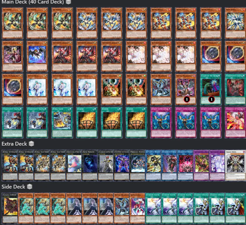 Yugioh Ryzeal TCG Deck 2025