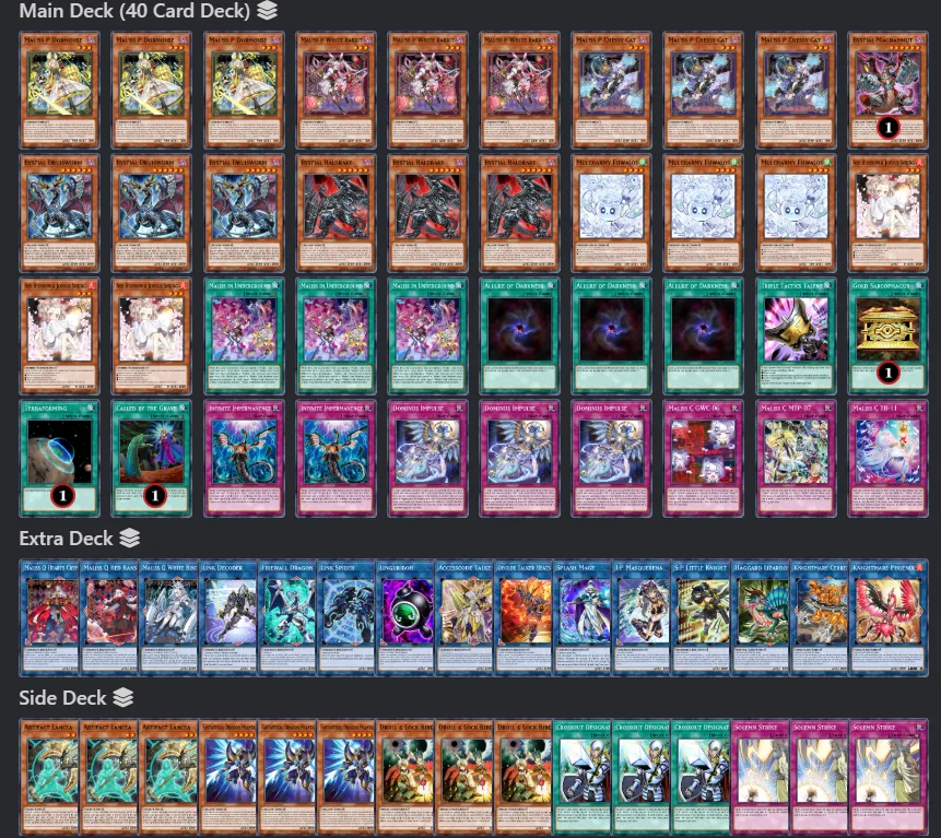 maliss Deck TCG 2025