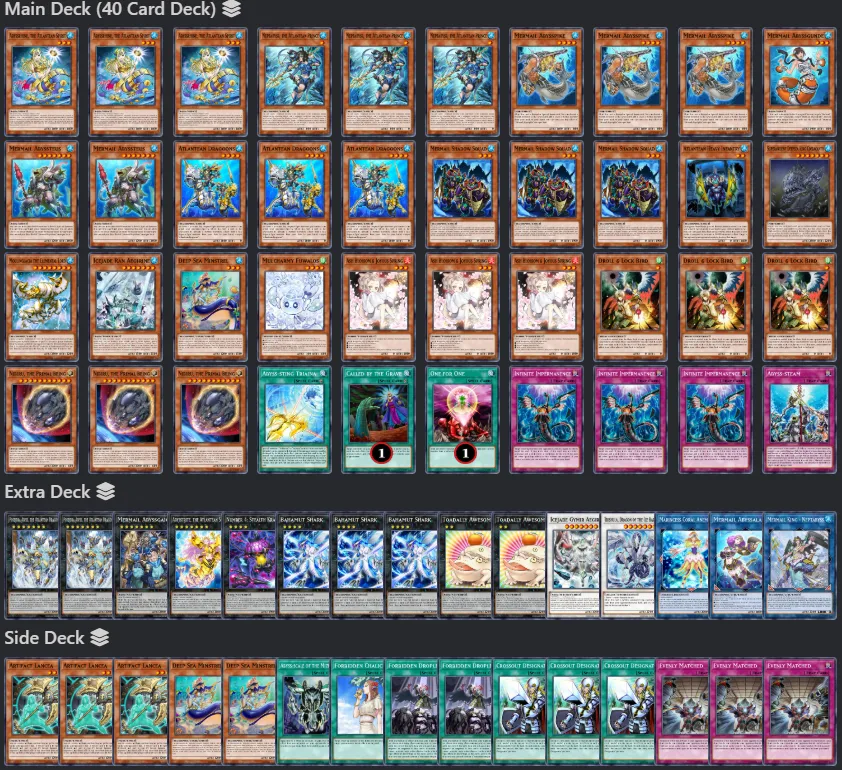 mermail Deck TCG 2025